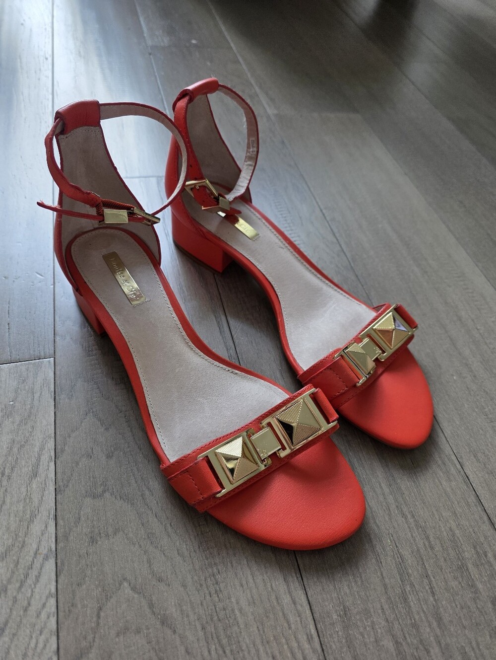 Louise et Cie Coral Ankle-Strap Block Heels
